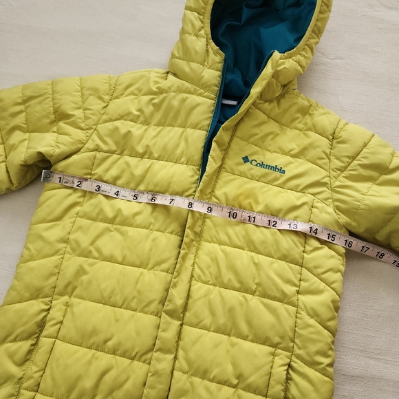 Columbia hooded jacket kids medium 10/12 - Picture 11 of 12